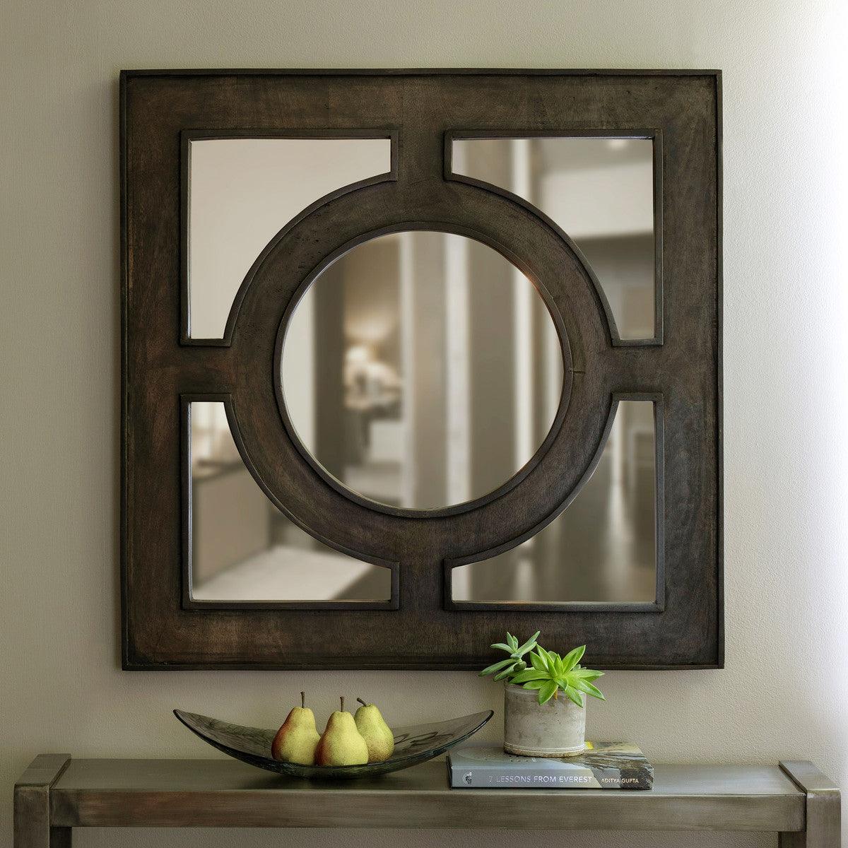 Wooden Portal Square Mirror - Signastyle Boutique