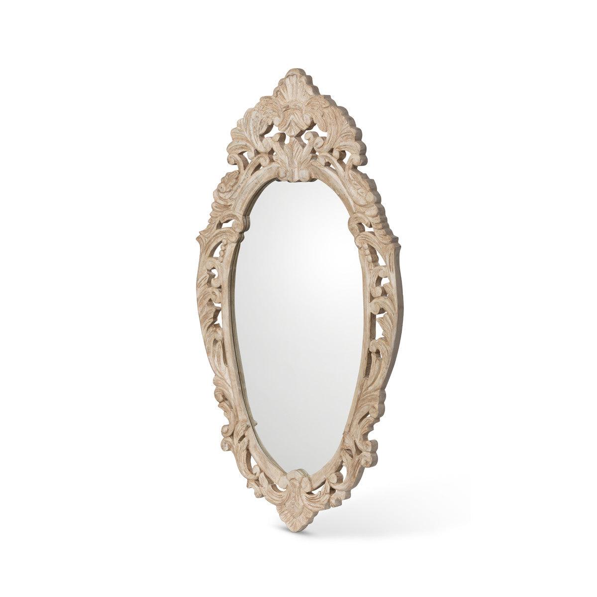 Auvergne Hand Carved Wood Mirror - Signastyle Boutique
