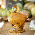 Vintage Glass Turkey Compote - Signastyle Boutique