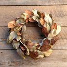Dried-Look Magnolia Leaf Wreath - Signastyle Boutique