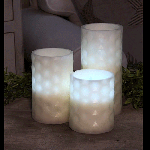 Geometric Pillar Candles - Signastyle 