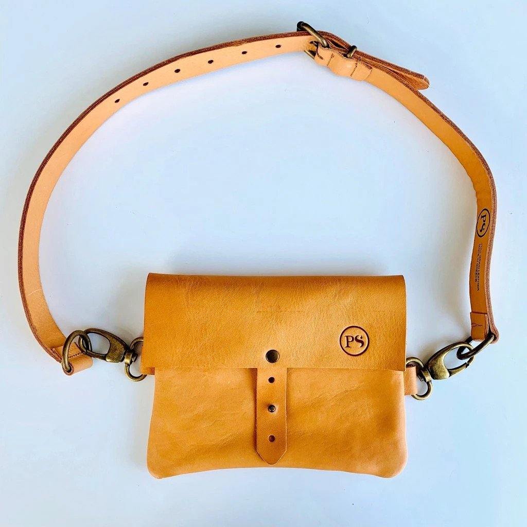 Italian Leather Waist Festival Bag-Accessories-Rustic Barn Boutique