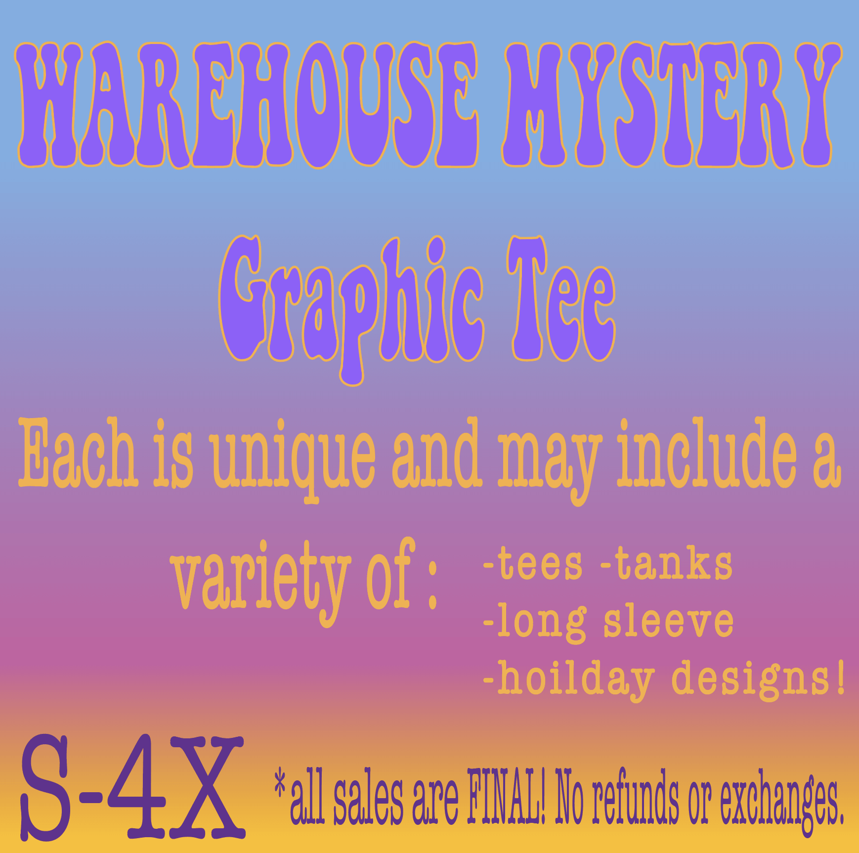 Warehouse Mystery Graphic Tee - Signastyle Boutique