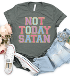 NOT TODAY SATAN Patch Letter (Printed) - Signastyle Boutique