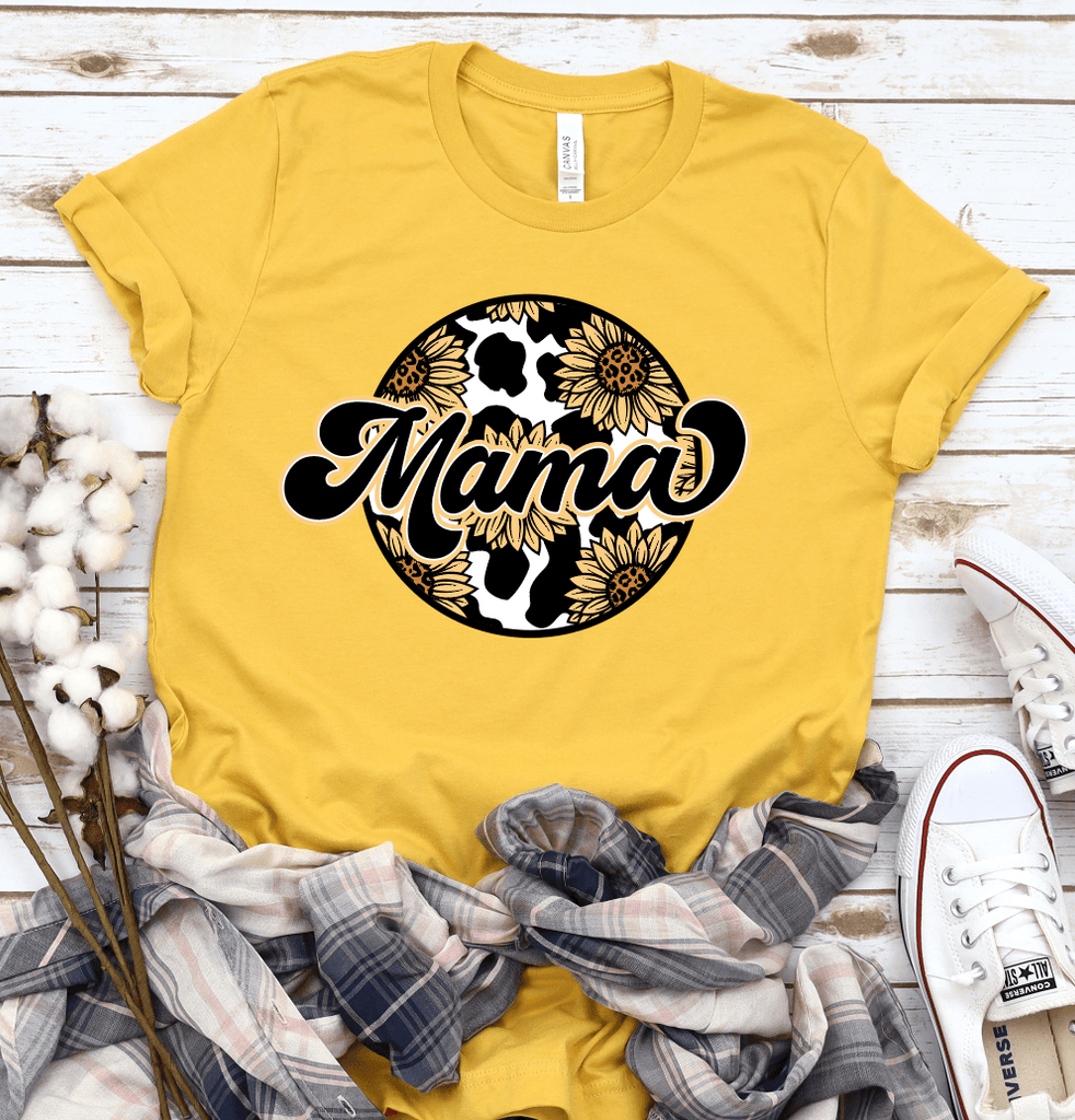 Sunflower Mama-Graphic Tee-Rustic Barn Boutique