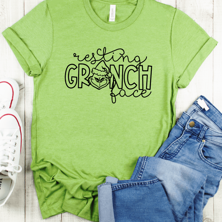 Resting Grinch Face - Signastyle Boutique