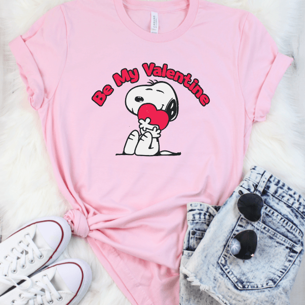Snoopy Be my Valentine Tee - Signastyle Boutique