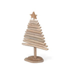 Rustic Teak Wood Christmas Tree, 25 in. - Signastyle Boutique