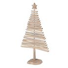 Rustic Teak Wood Christmas Tree, 50 in. - Signastyle Boutique
