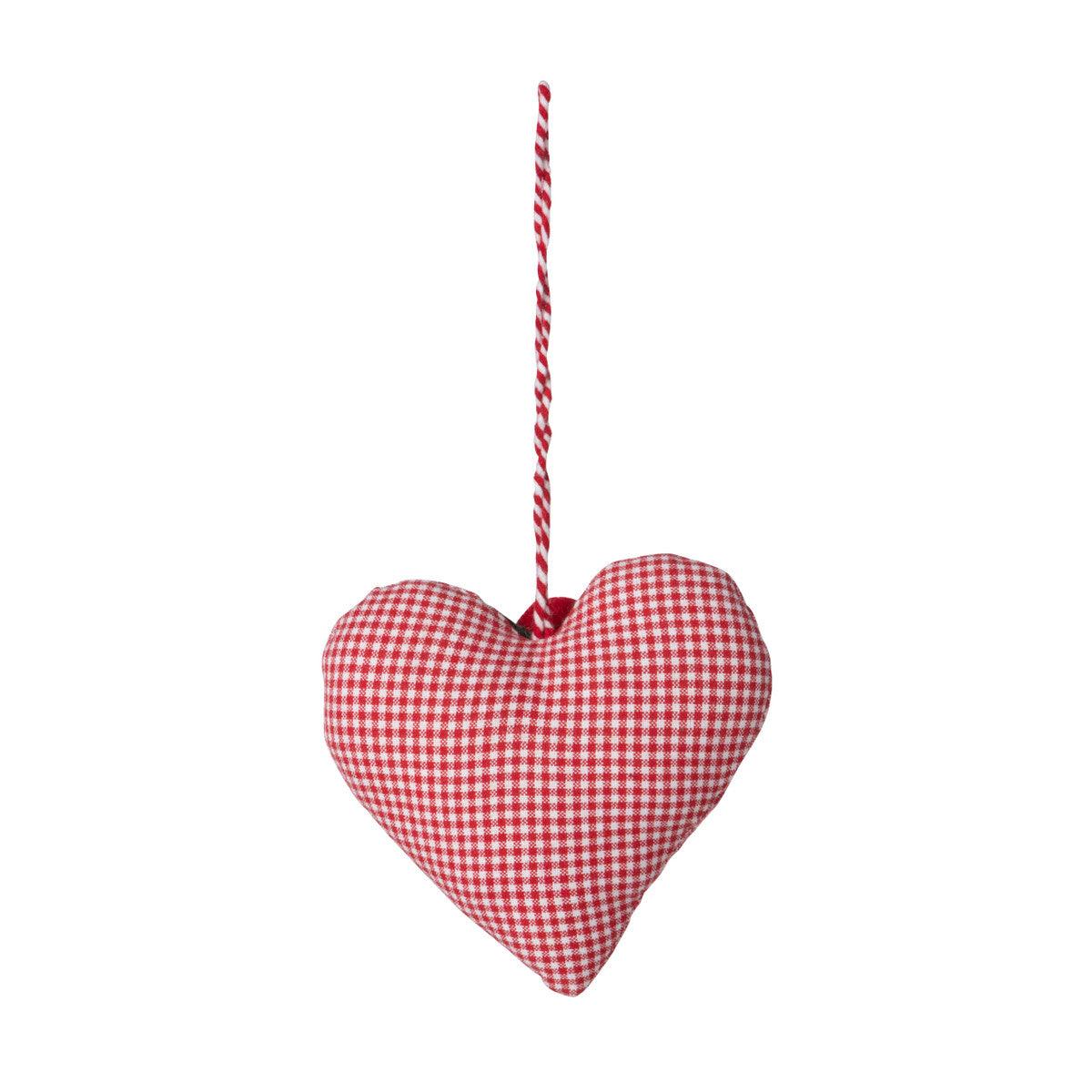 Hand Sewn Gingham Heart Ornament - Signastyle Boutique