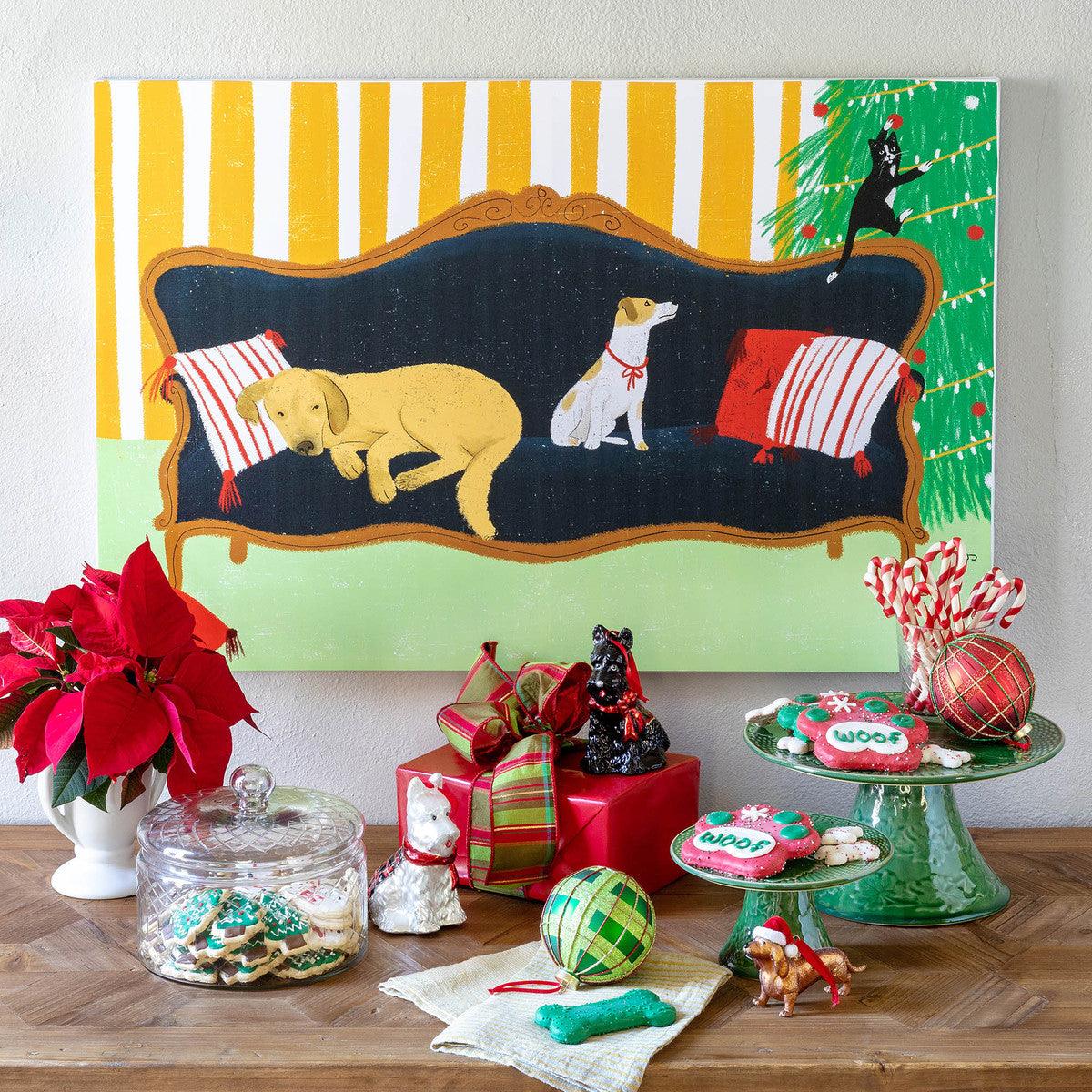 Christmas Eve Pets Canvas Print - Signastyle Boutique