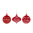 Christmas Ornament Iron Sign - Signastyle Boutique