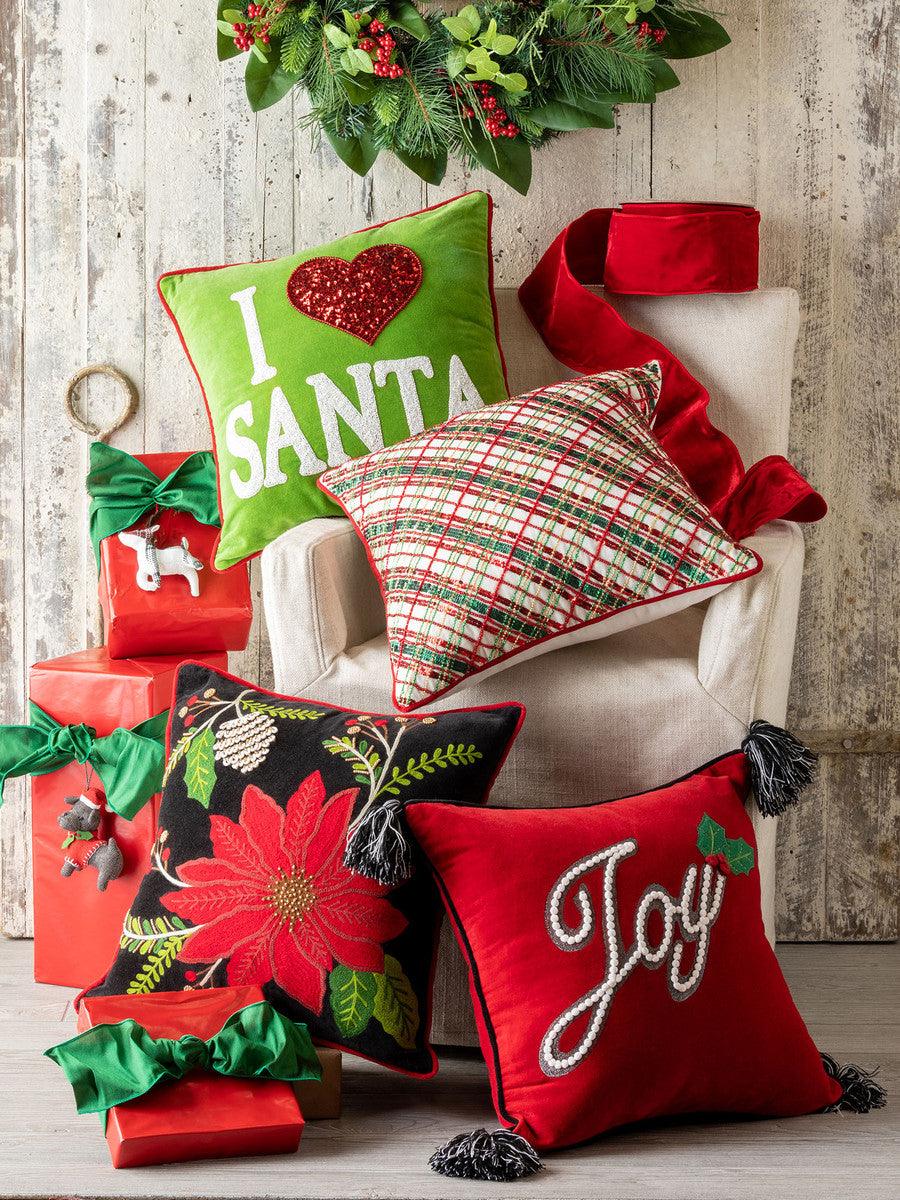 I Love Santa Velvet Pillow - Signastyle Boutique