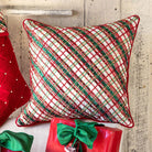Holiday Cheer Plaid Pillow - Signastyle Boutique