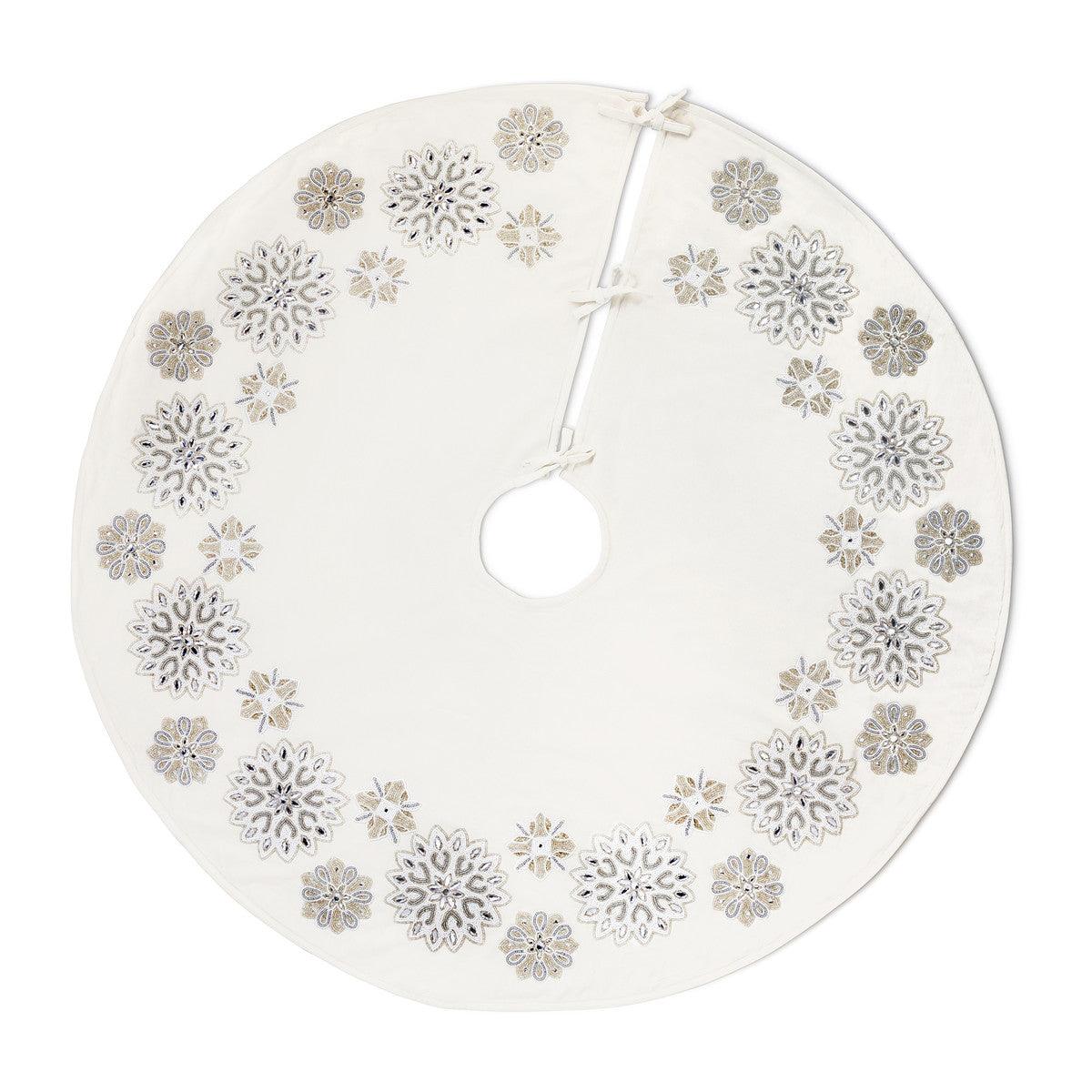 White Frost Tree Skirt - Signastyle Boutique
