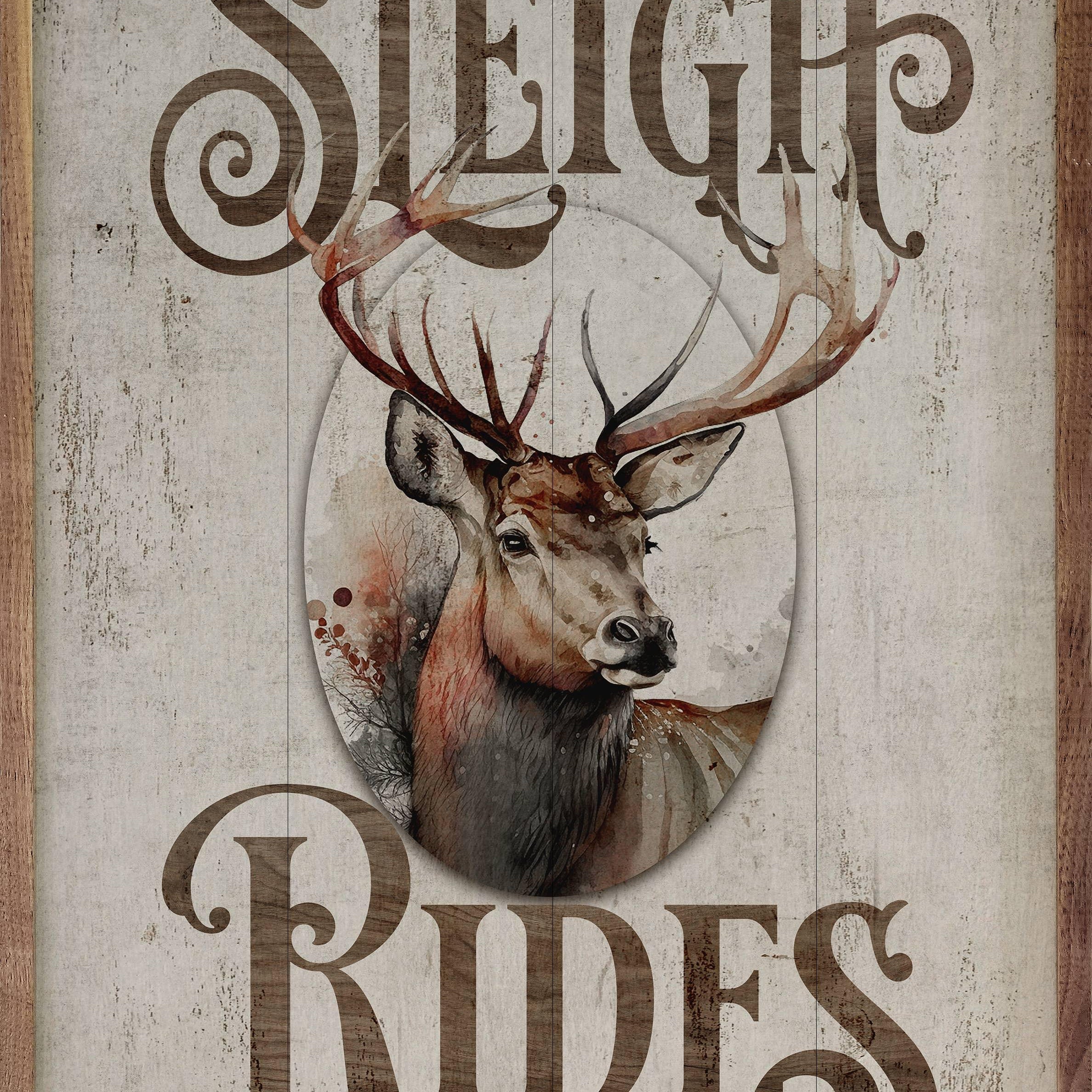 Sleigh Rides: 24 x 36 - Signastyle Boutique