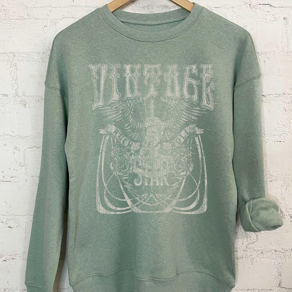 "Vintage" Sweatshirt-Tops-Signastyle