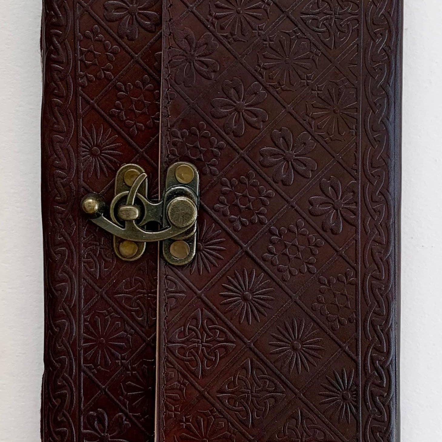Brown Embossed Journal ~ 5.5" x 9" - Signastyle Boutique