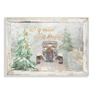 All Is Calm Vintage Christmas 13x19 - Signastyle Boutique