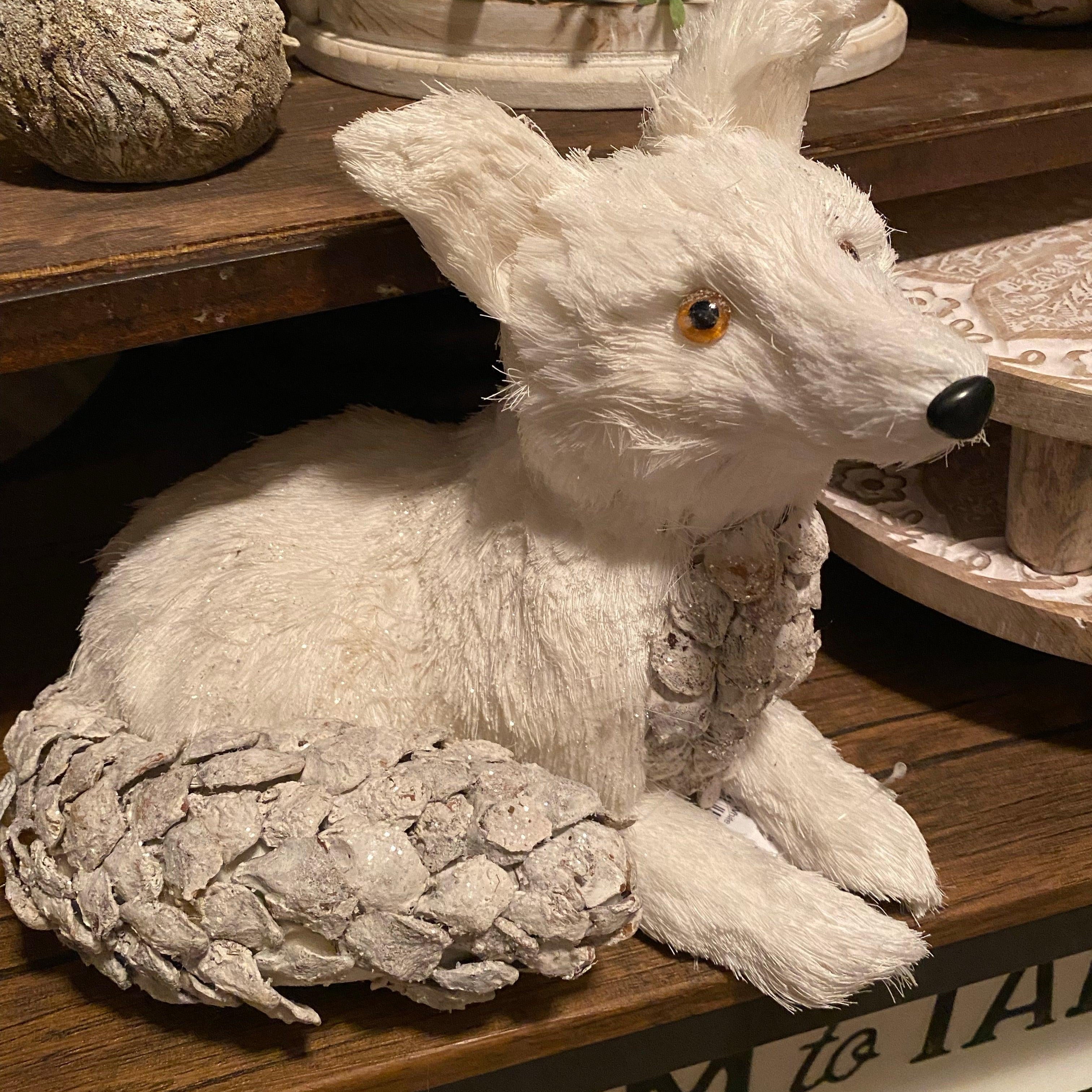 White Woodland Fox - Signastyle Boutique