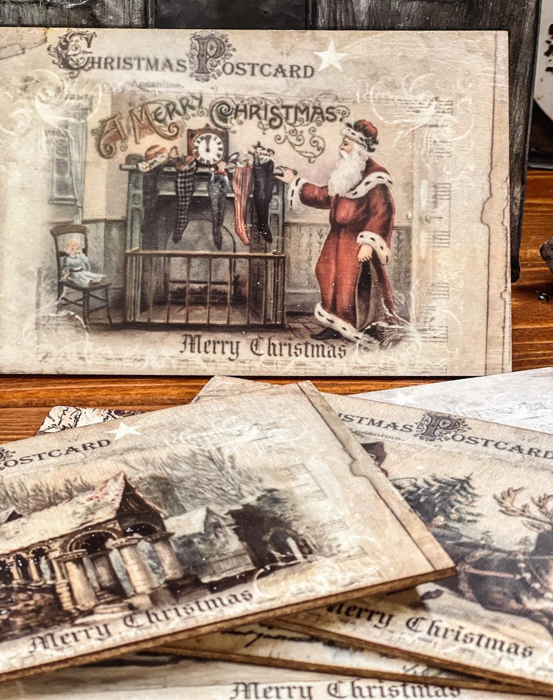 Holiday Wood Postcards - Christmas - Signastyle Boutique