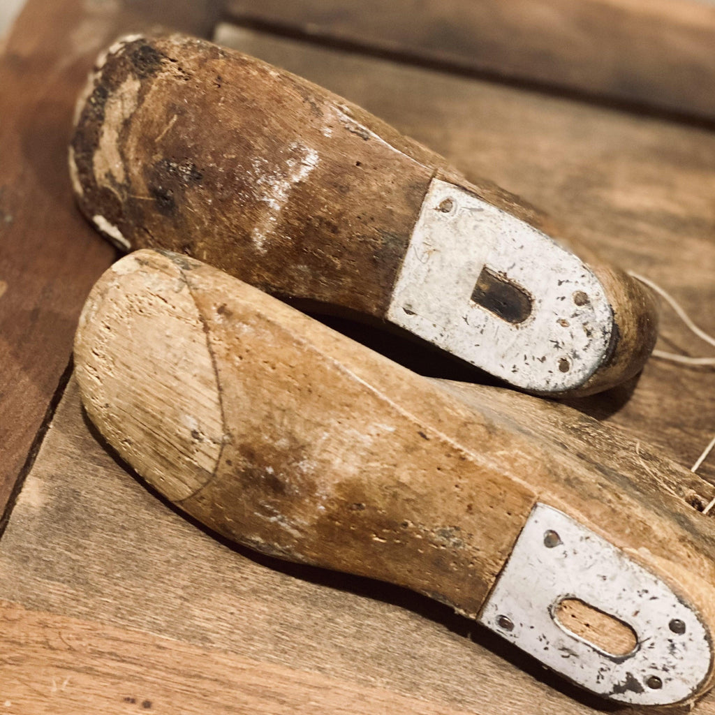 Vintage Wooden Cobbler Shoe Molds - Child-Vintage Finds-Rustic Barn Boutique
