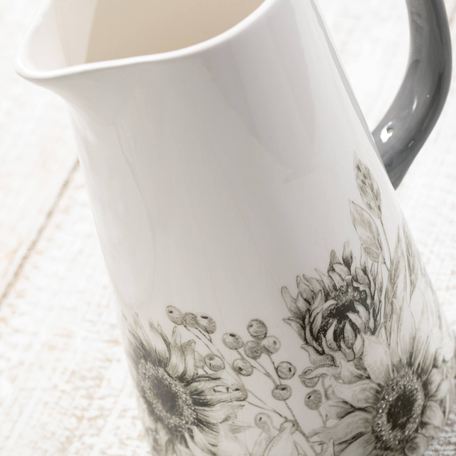 Sunflower Pitcher-Kitchen & Dining-Rustic Barn Boutique