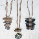 Assorted Cotton Cord Necklaces with Horn Wood & Resin - Signastyle Boutique