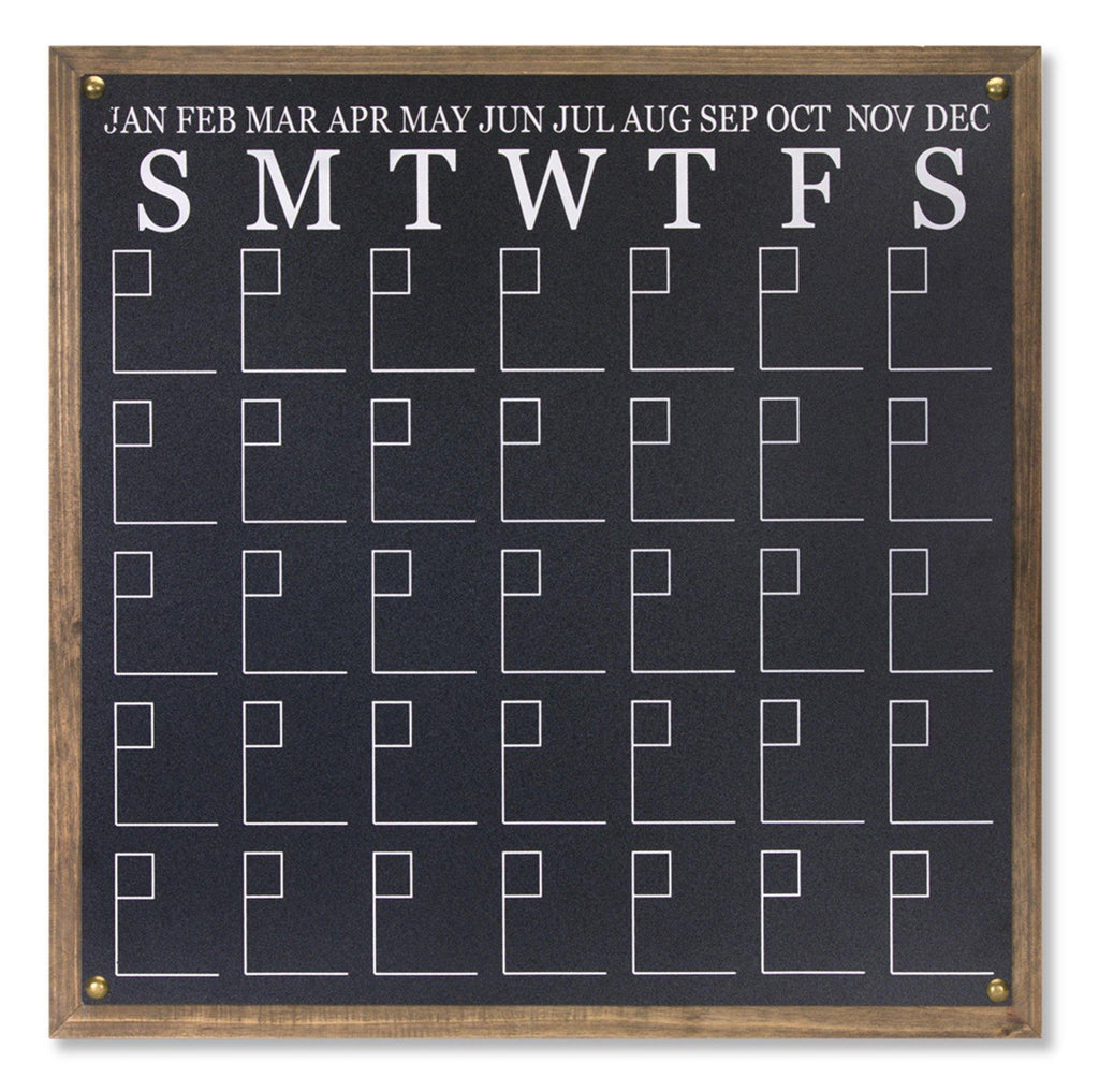 Monthly Chalkboard Calendar - Signastyle Boutique