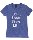 Small Town Girl Tee, Blue - Signastyle Boutique