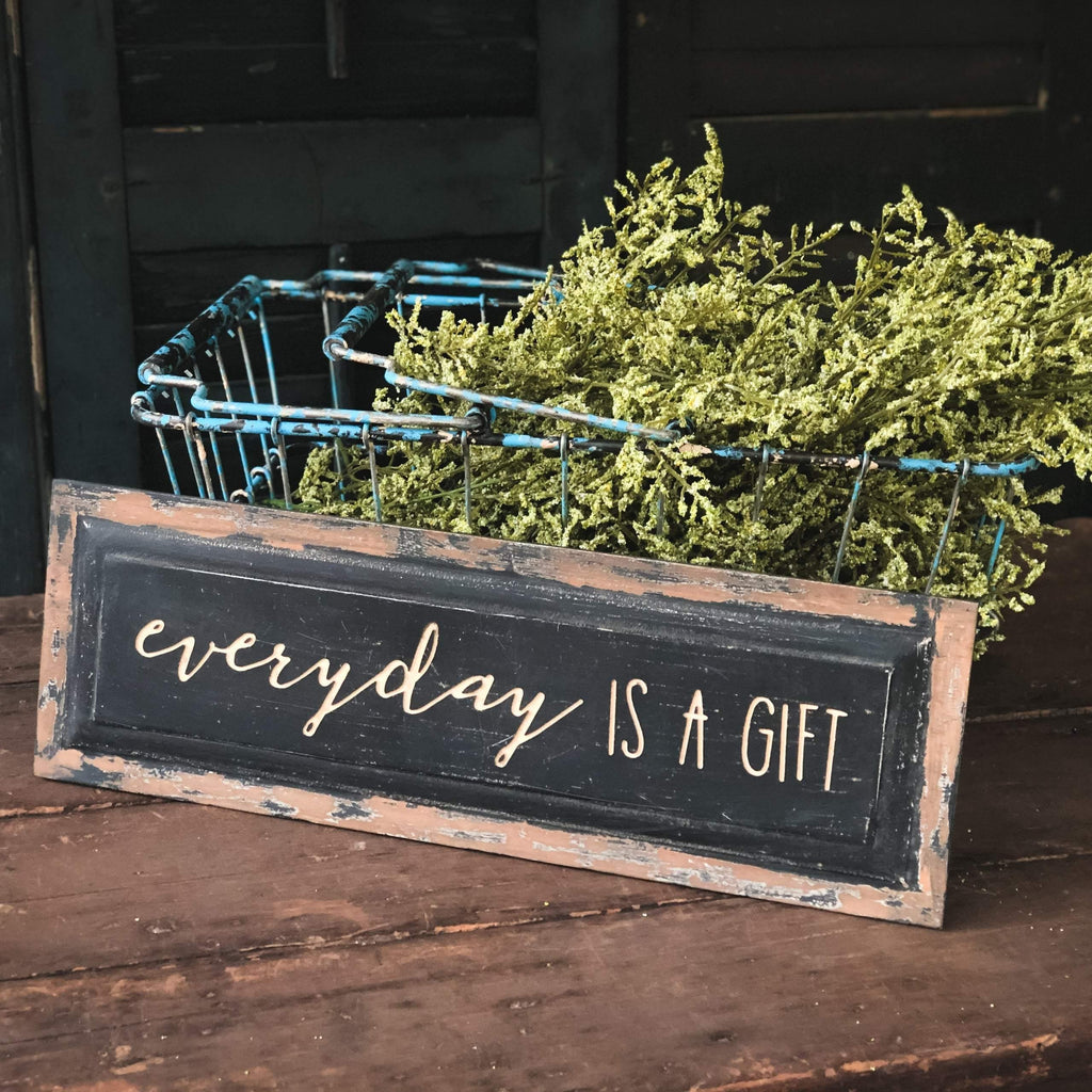 Everyday is a Gift Wood Plague-Art & Wall Decor-Rustic Barn Boutique
